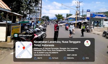 Aktivitas-Pasar-Meningkat,-Personel-Pos-Pam-Pasar-Inpres-Lakukan-Pengaturan-Lalin