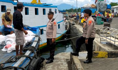 Personel-Pos-Yan-Pelabuhan-Larantuka-Perketat-Pengamanan-Selama-Ops-Ketupat
