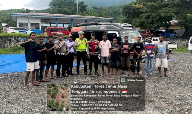 Operasi-Ketupat-2026,-Sat-Lantas-Polres-Flotim-Pantau-Arus-Lalin-di-Terminal-Lamawalang