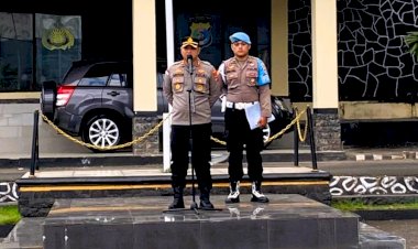 Apel-Jam-Pimpinan,-Kapolres-Flores-Timur-AKBP-Adhitya-Octorio-Putra-Tekankan-Disiplin-dan-Loyalitas-Personel