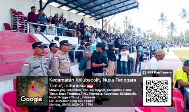 Pengamanan-Maksimal,-Polres-Flores-Timur-Pastikan-Ape-Buan-Cup-II-Berlangsung-Aman