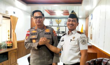 Karutan-Larantuka-Silaturahmi-ke-Polres-Flores-Timur,-Perkuat-Kolaborasi-Menjaga-Kamtibmas
