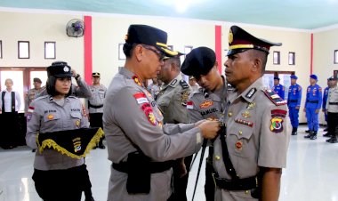Penyegaran-Organisasi,-Polres-Flores-Timur-Gelar-Sertijab-dan-Pelantikan-Pejabat