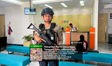 Unit-Pamobvit-Polres-Flotim-Perkuat-Pengamanan-Objek-Vital-di-Sejumlah-Bank