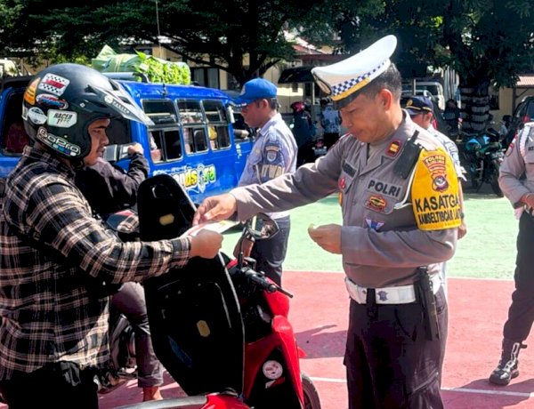 Polres Flotim Gelar Operasi Zebra Turangga 2025, 10 Pelanggar Terjaring