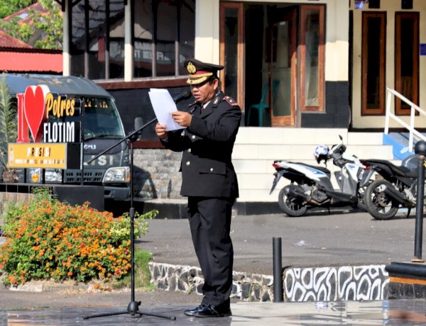 Polres Flotim Gelar Upacara Hari Bela Negara ke-77, Teguhkan Semangat Persatuan Bangsa