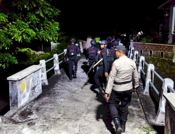 Patroli Semalaman, UKL II dan Brimob Pastikan Larantuka Kondusif Jelang Semana Santa