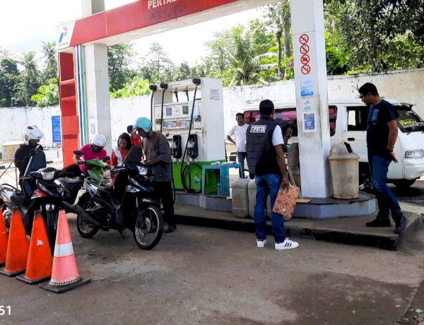 Stok BBM Terpantau Aman, Unit Tipidter Polres Flotim Intensifkan Pengawasan di Larantuka