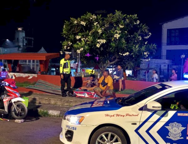 Menyala di Malam Hari, Patroli Lampu Biru Satlantas Flotim Beri Rasa Aman
