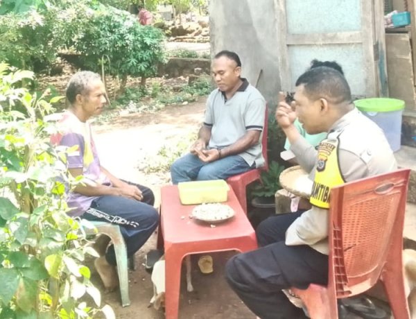 Guna Mempererat Hubungan Kemitraan dengan Masyarakat, Bhabinkamtibmas AIPDA Gusti Towa Rutin Laksanakan Sambang Dialogis