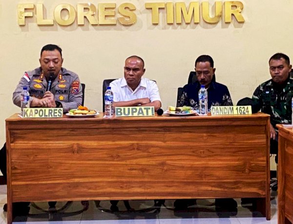 Gelar Rapat Koordinasi Lintas Sektoral, Forkopimda Flores Timur Dukung Penuh Upaya Polres Flotim Dalam Penanganan Konflik Sosial di Adonara Timur