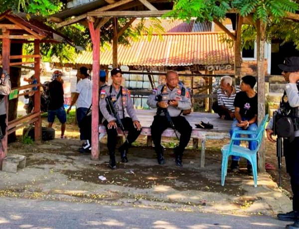 Kondusif, Patroli Humanis Polres Flores Timur Perkuat Rasa Aman Masyarakat Pasca Insiden