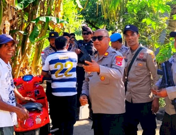 Patroli Humanis Menembus Permukiman dan Pesisir, Polres Flotim Ajak Warga Rawat Kedamaian