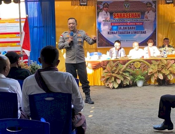 Kapolres Flores Timur Dorong Rekonsiliasi dan Persatuan dalam Sarasehan Konflik Komunal Adonara