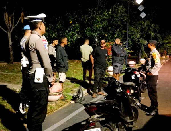 SPKT Polres Flores Timur Optimalkan Patroli Malam Antisipasi Gangguan Kamtibmas