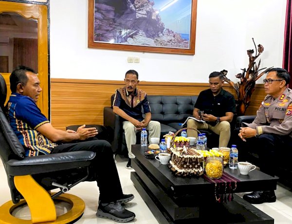 Di Hari Pertama Menjabat sebagai Kapolres Flores Timur, AKBP Gede Putra Yase Sowan ke Bupati