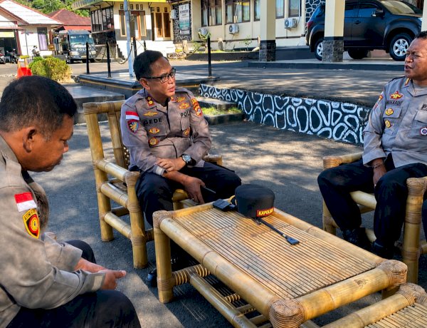 Kapolres Flores Timur Pimpin Anev Mingguan, Pastikan Tugas Jajaran Berjalan Optimal