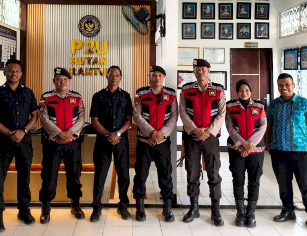 Sambang Humanis, Sat Samapta Flotim Bangun Sinergi dengan Rutan Larantuka
