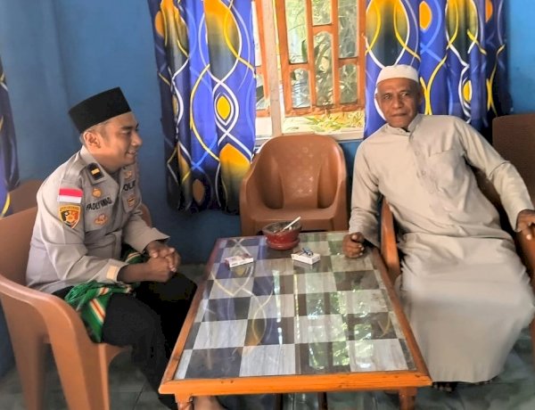 Jaga Kerukunan dari Desa, Kapolsek Adonara Barat Rangkul Tokoh Agama