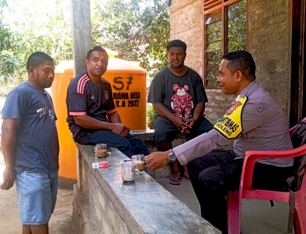 Jelang ETMC Flores Timur 2026, Bhabinkamtibmas Ajak Pemuda Jadi Penjaga Suasana Damai
