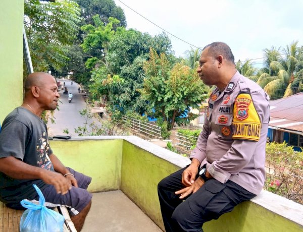 Jalin Silaturahmi, Aiptu Hieronymus Setu Ajak Warga Peduli Kamtibmas