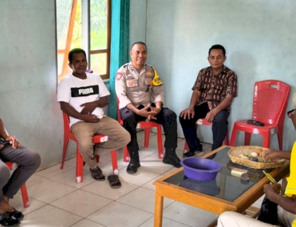 Dari Perselisihan Menuju Damai, Bhabinkamtibmas Sinar Hading Kawal Perdamaian Adat