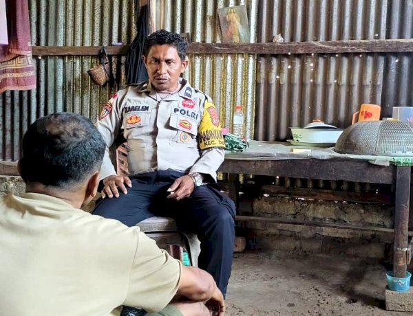 Bukan Sekadar Patroli, Bhabinkamtibmas Titehena Bangun Kepedulian Bersama Warga