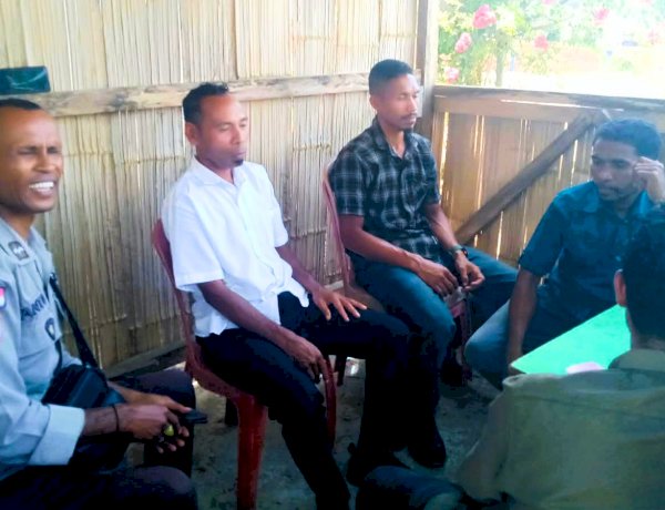 Bhabinkamtibmas dan Kepala Desa Pandai Ajak Warga Jaga Kamtibmas