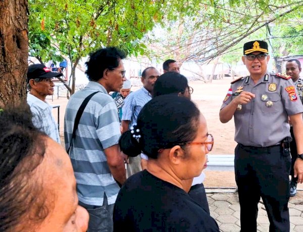 Kumpul Bersama Masyarakat di Weri, Kapolres Flotim Dorong Lingkungan Aman dan Nyaman
