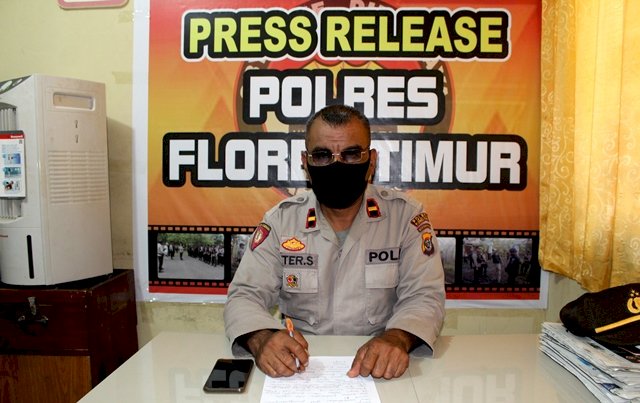 Press Release Kegiatan Penanggulangan Covid-19 Oleh Kasubag Humas Polres Flotim