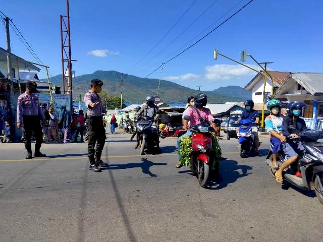 Patroli Aman Nusa Ii Tahap IV, Sabhara Polres Flotim Lakukan Patroli Diseputaran Kota