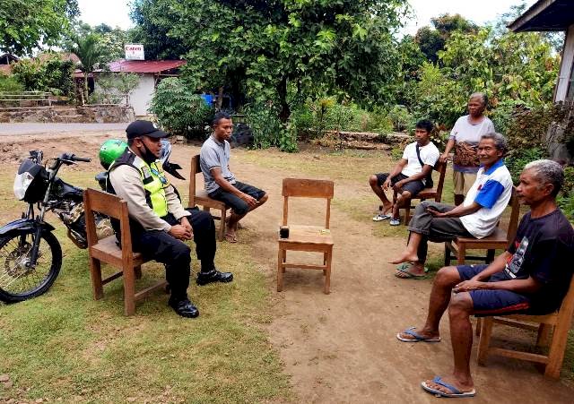 Wujudkan Keamanan, Bhabinkamtibmas Bripka Semarno Sambang Warga Binaan