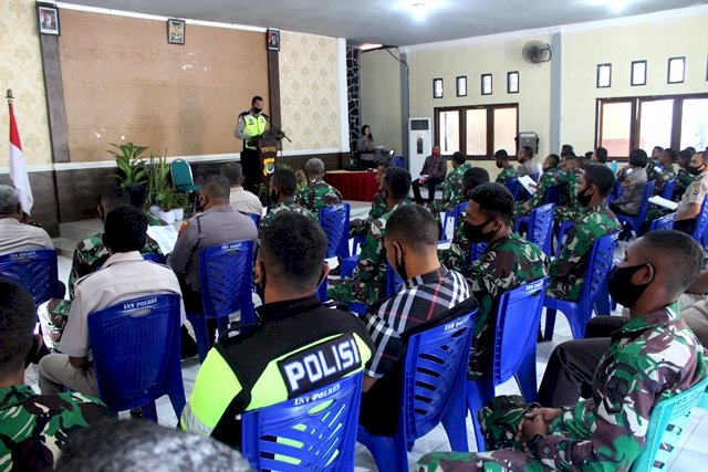 Sinergitas TNI POLRI, Polres dan Kodim Bangun Kekompakan Melalui Pembinaan Rohani Bersama