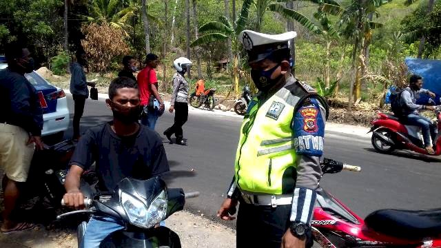 Minimalisir Pelanggaran Lalu Lintas, Sat Lantas Polres Flotim Patroli Hunting System