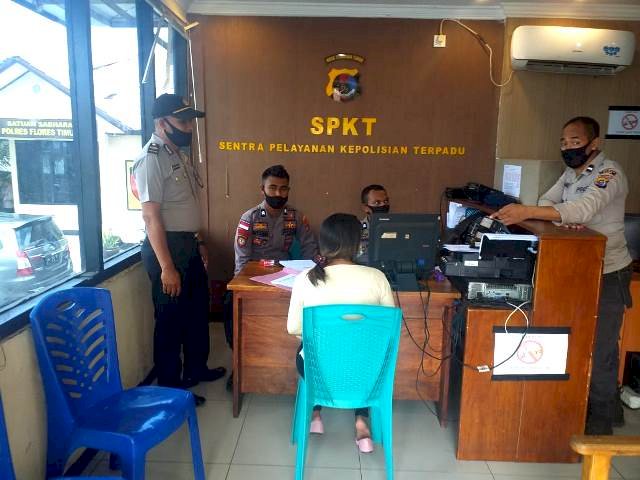 Laksanakan Pengawasan di Setiap Loket Pelayanan, Siwas Berkunjung Keruang SPKT