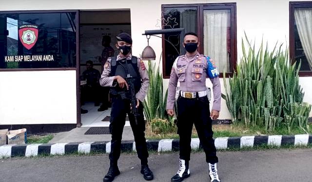 Sudah Jadi Rutinitas, Propam Polres Flotim Kontrol Piket Jaga Mako