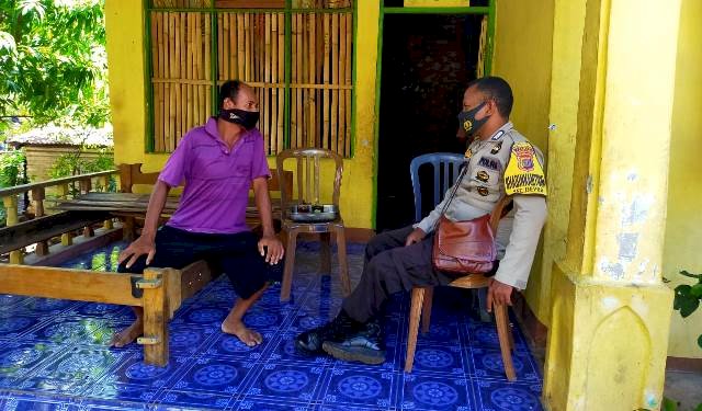 Door To Door System, Bhabinkamtibmas Bripka Don Bosko Sambangi Tokoh Masyarakat