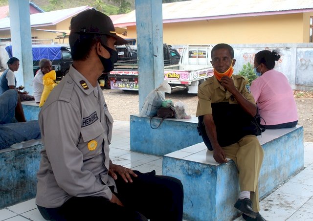 Terus Lakukan Himbauan Prokes, Satgas Aman Nusa II Sasar Tempat Rawan Keramaian