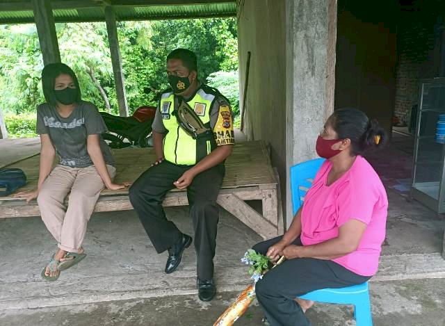 Sampaikan Pesan Kamtibmas, Bripka Agustinus Fay Lakukan Sambang Komonikasi