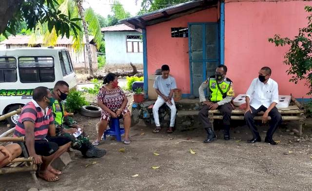 Giat Rutin, Bhabinkamtibmas Bersama Babinsa Sambang dan Komunikasi Warga Binaannya