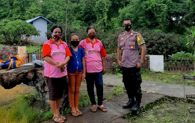 Sambang Desa Binaan, Bhabinkamtibmas Bripka Gusti Lanang Sambangi Warganya