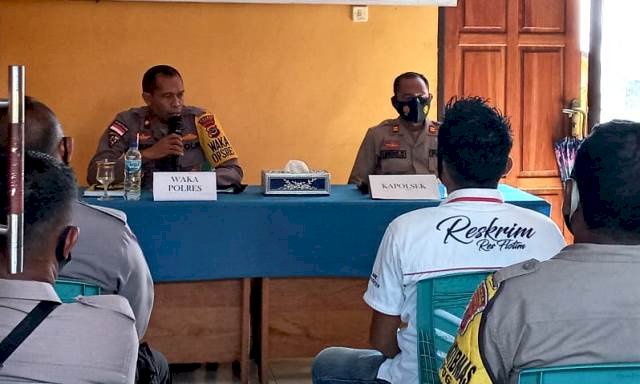 Tertibkan Administrasi, Tiem Supervisi Polres Flotim Kunjungi Polsek Titehena dan Wulanggitang