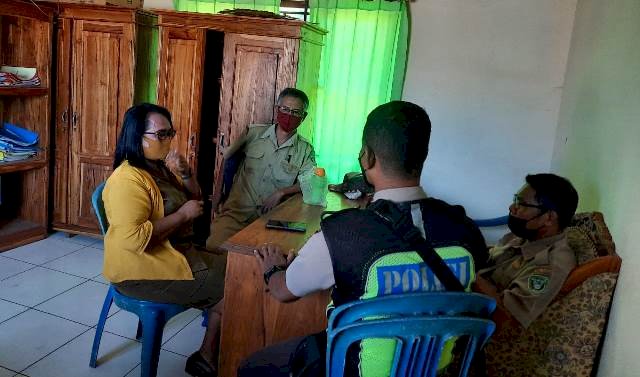 Wujudkan Situasi Aman Kondusif, Bhabinkamtibmas sambang ke Kantor Lurah