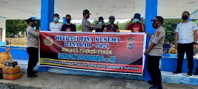 Polres Flotim Gelar Operasi Bina Kusuma Ranakah 2021