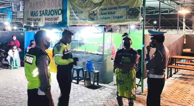 Cegah Covid-19, Sat Sabhara Bersama Sat Lantas Polres Flotim Gelar KRYD