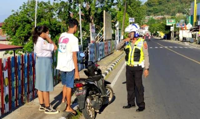 Terapkan Prokes dan Jaga Situasi Tetap Kondusif, Polres Flotim Gelar KRYD