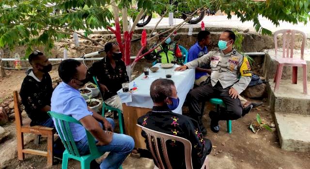 BRIPKA I Wayan Aryasa Lakukan Patroli Dialogis Sambang dan Penggalangan