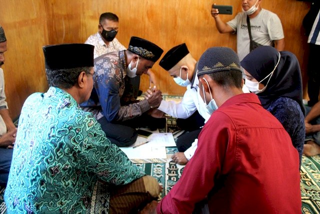 Polres Flotim Fasilitasi Tahanan Laksanakan Akad Nikah