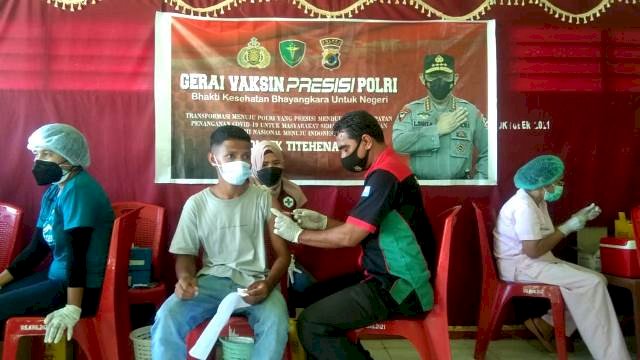 Kembali Gelar Gerai Vaksin Presisi, Warga Antusias Ikuti Vaksinasi Dosis I