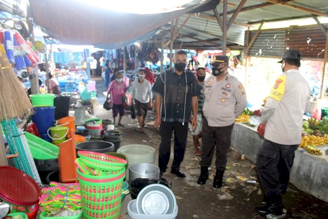 Operasi Pekat Ranakah 2021, Polres Flotim Sasar Pasar dan Pelabuhan